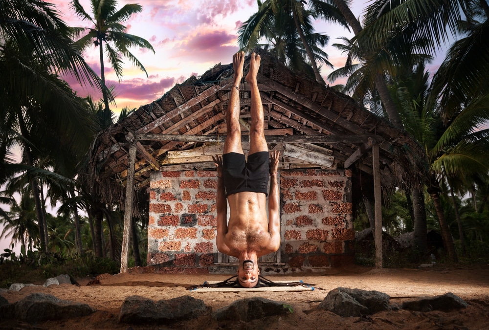 Yoga head stand