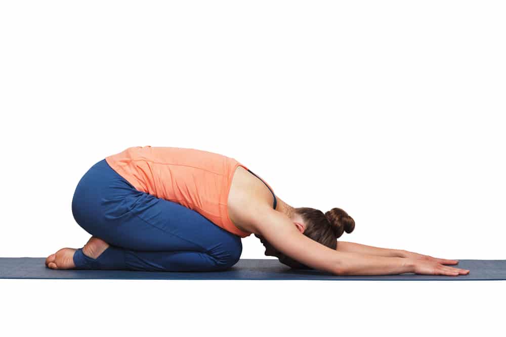 Balasana child pose