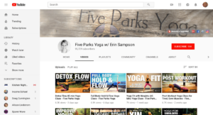 Five Parks Yoga with Erin Sampson YouTube