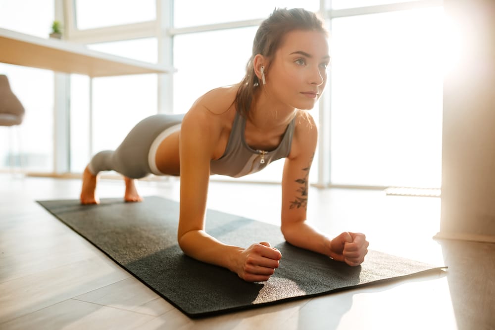 Premium Vector | Girl doing yoga pose