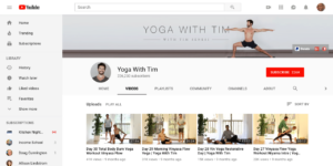 Yoga With Tim YouTube