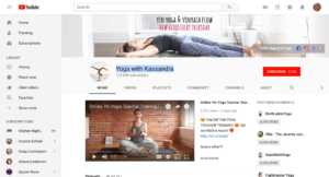 Yoga with Kassandra YouTube