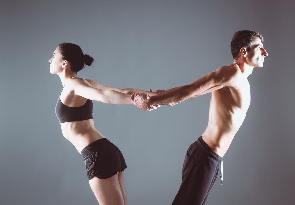 Acrobatics Yoga Practice